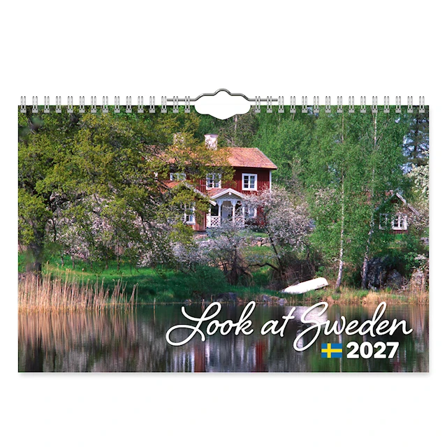 Väggkalender Look at Sweden 2027 medium Gullers