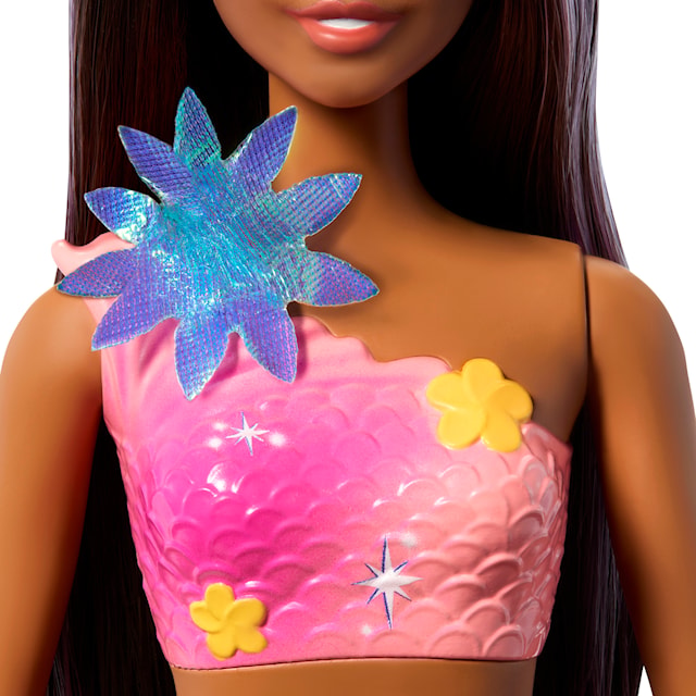 Tuotekuva 4 - Barbie Blooming Magic Pink Mermaid -muotinukke
