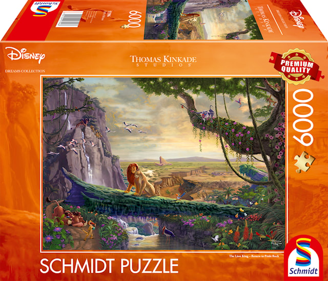 Produktbild 1 för Pussel Disney The Lion King Return to Pride Rock 6000 bitar, Schmidt