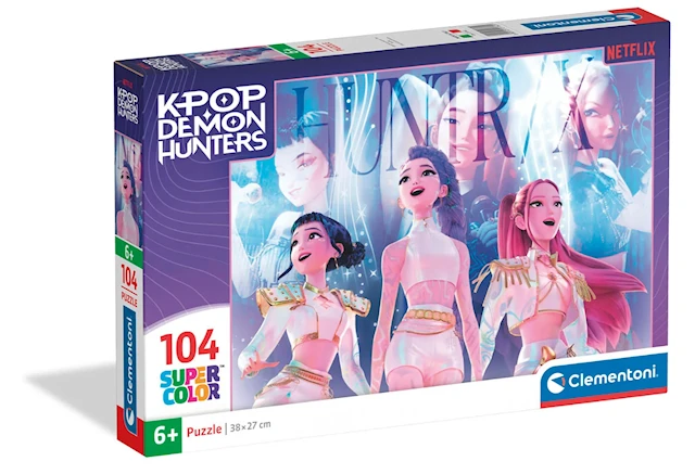 K-Pop Demon Hunters Pussel 104 BItar Clementoni