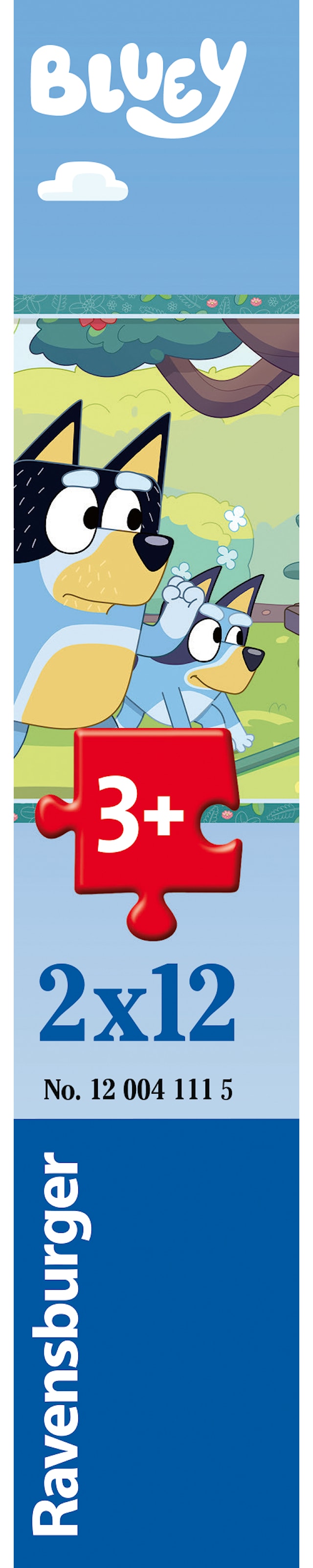 Produktbilde 5 for Bluey Puslespill 2x12 brikker, Ravensburger