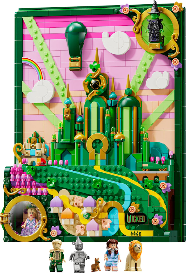 Produktbild 4 för Emerald City – väggkonst  LEGO® Wicked (75685)
