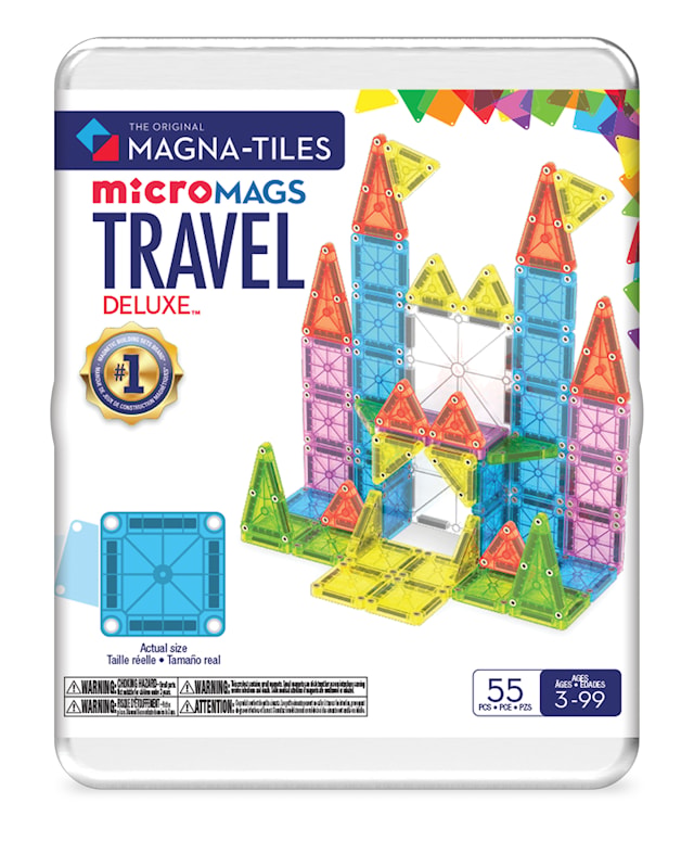 Produktbild 1 för Magna-Tiles Deluxe Reseset 55 Bitar