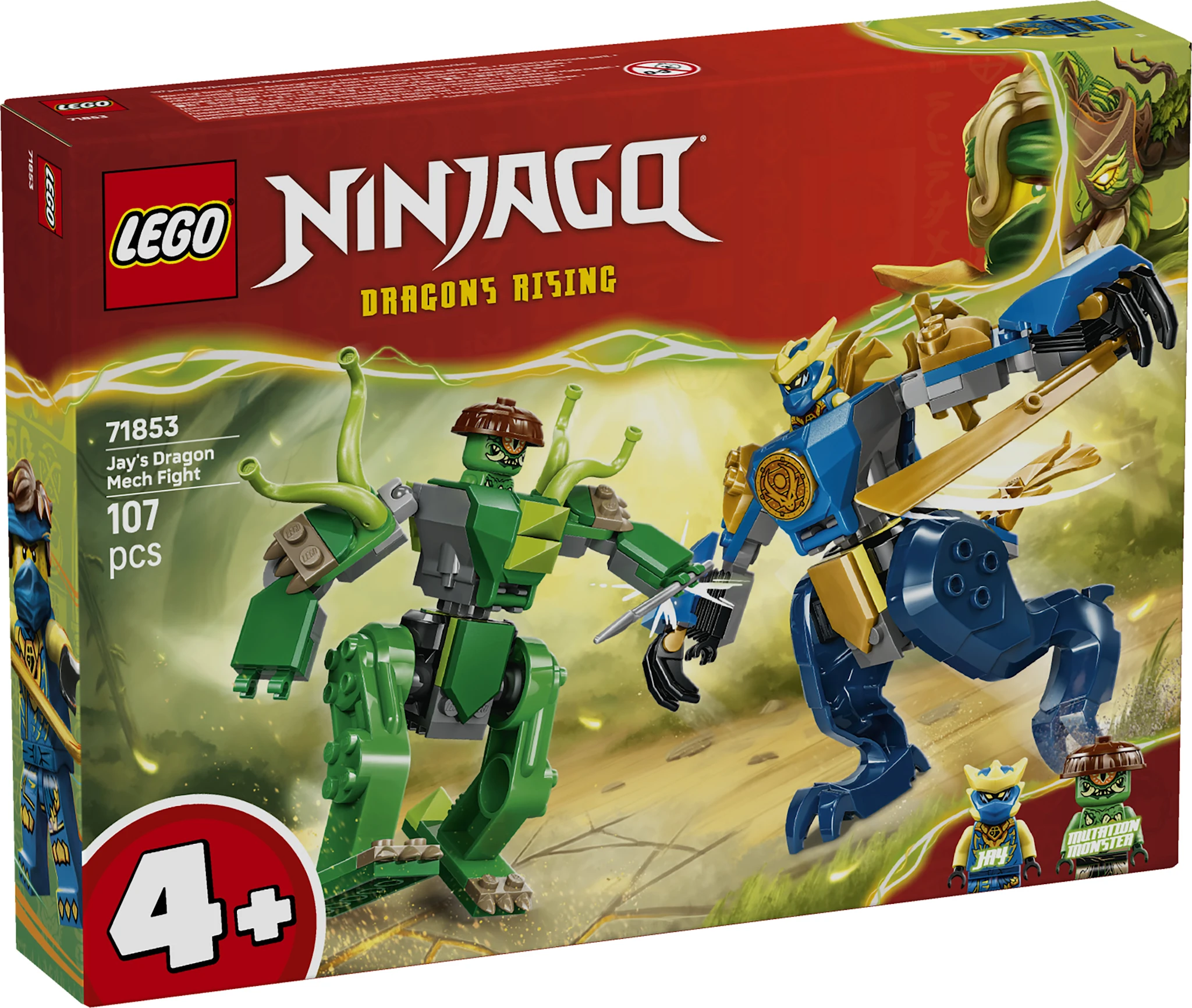 Tuotekuva ille Jayn lohikäärmerobottitaistelu LEGO Ninjago (71853)