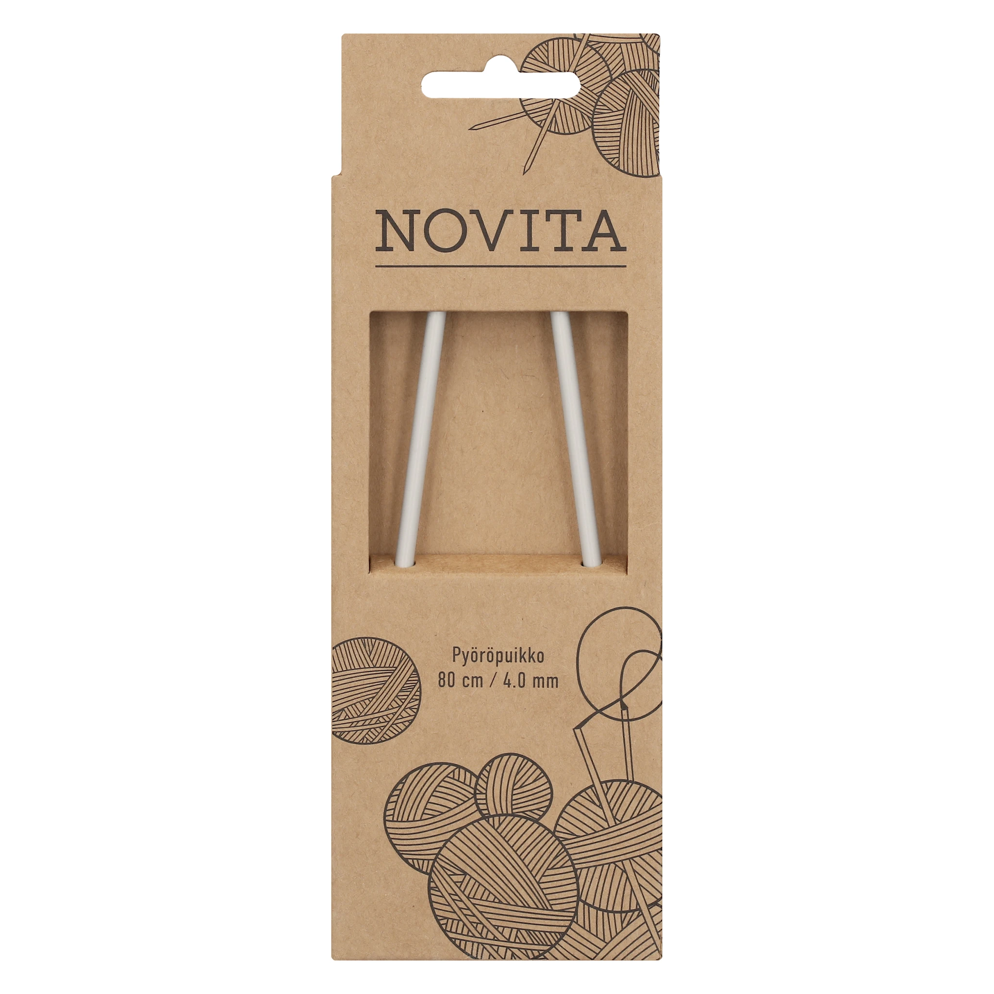 Tuotekuva ille Pyöröpuikot Alumiini 80 cm 4.0 Novita