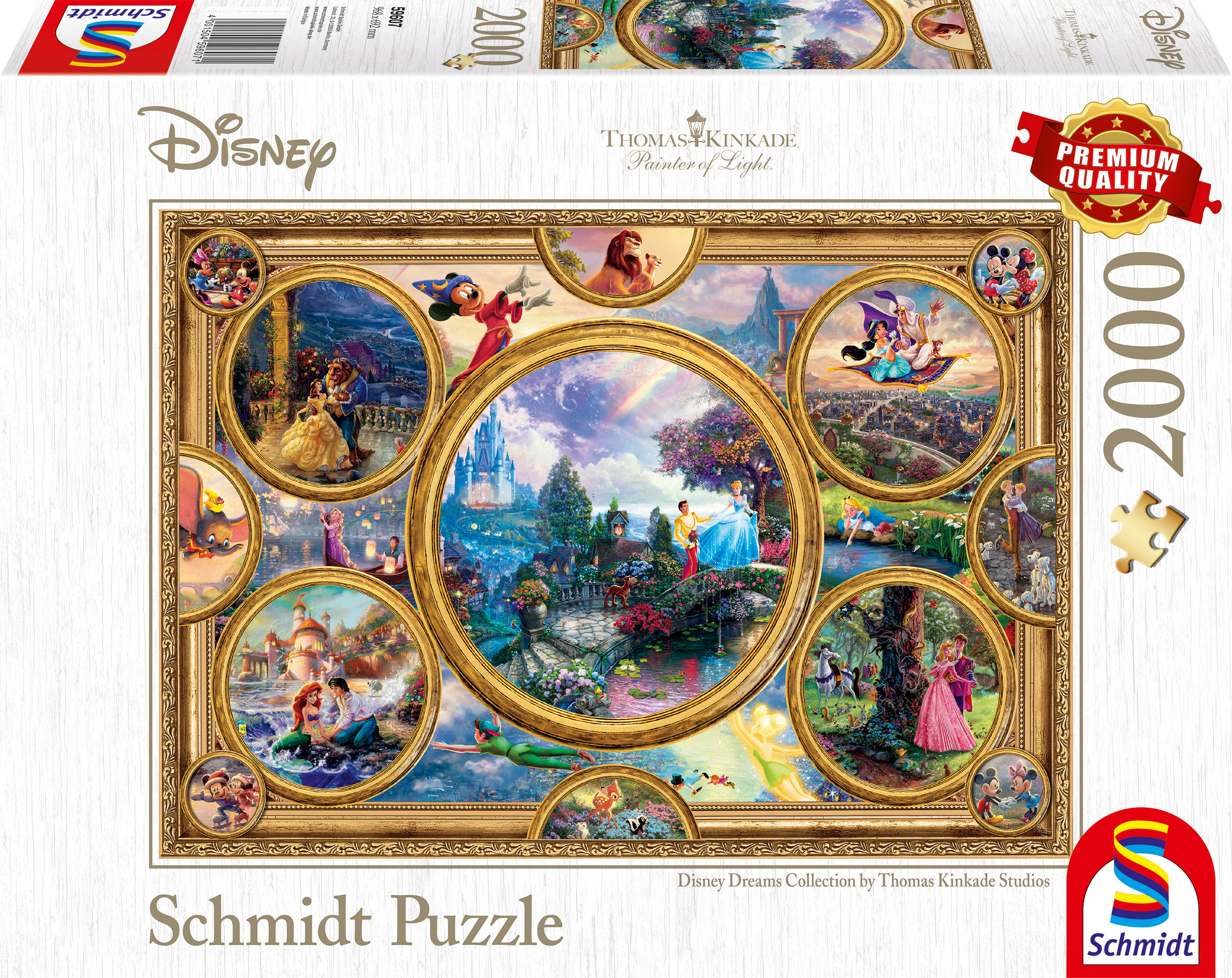 Disney Dreams Collection Thomas Kinkade Pussel 2000 bitar Schmidt