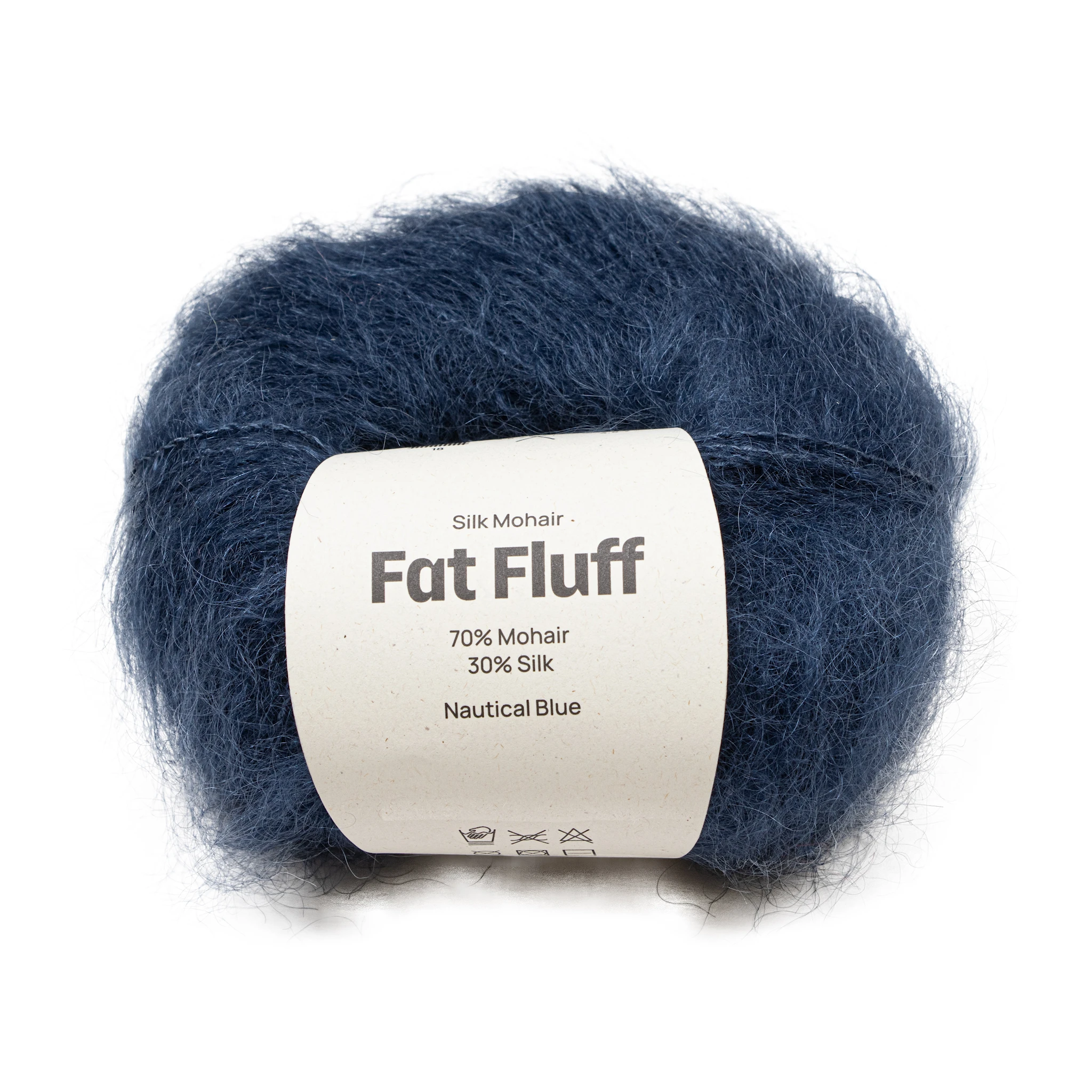 Produktbild för Silk Mohair Fat Fluff 25 gr Nautical blue A791 Adlibris