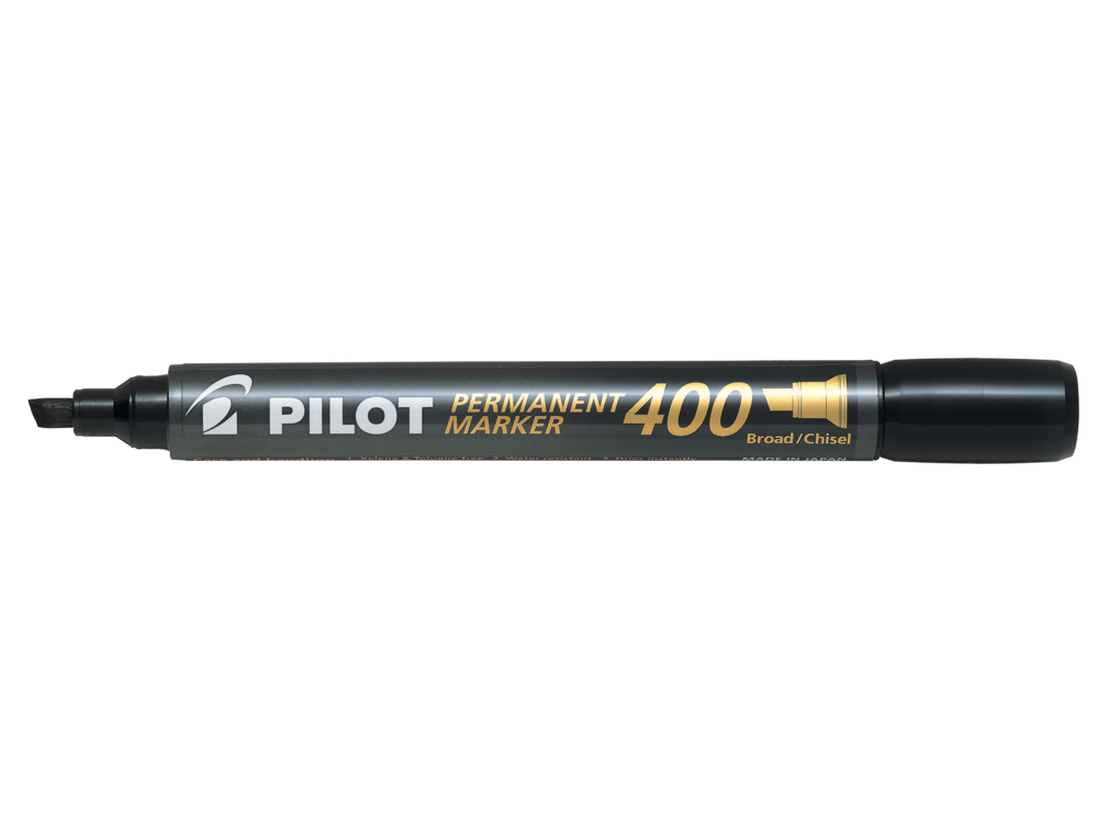 Merkintäkynä Permanentti Vinokärki 400 Musta Pilot