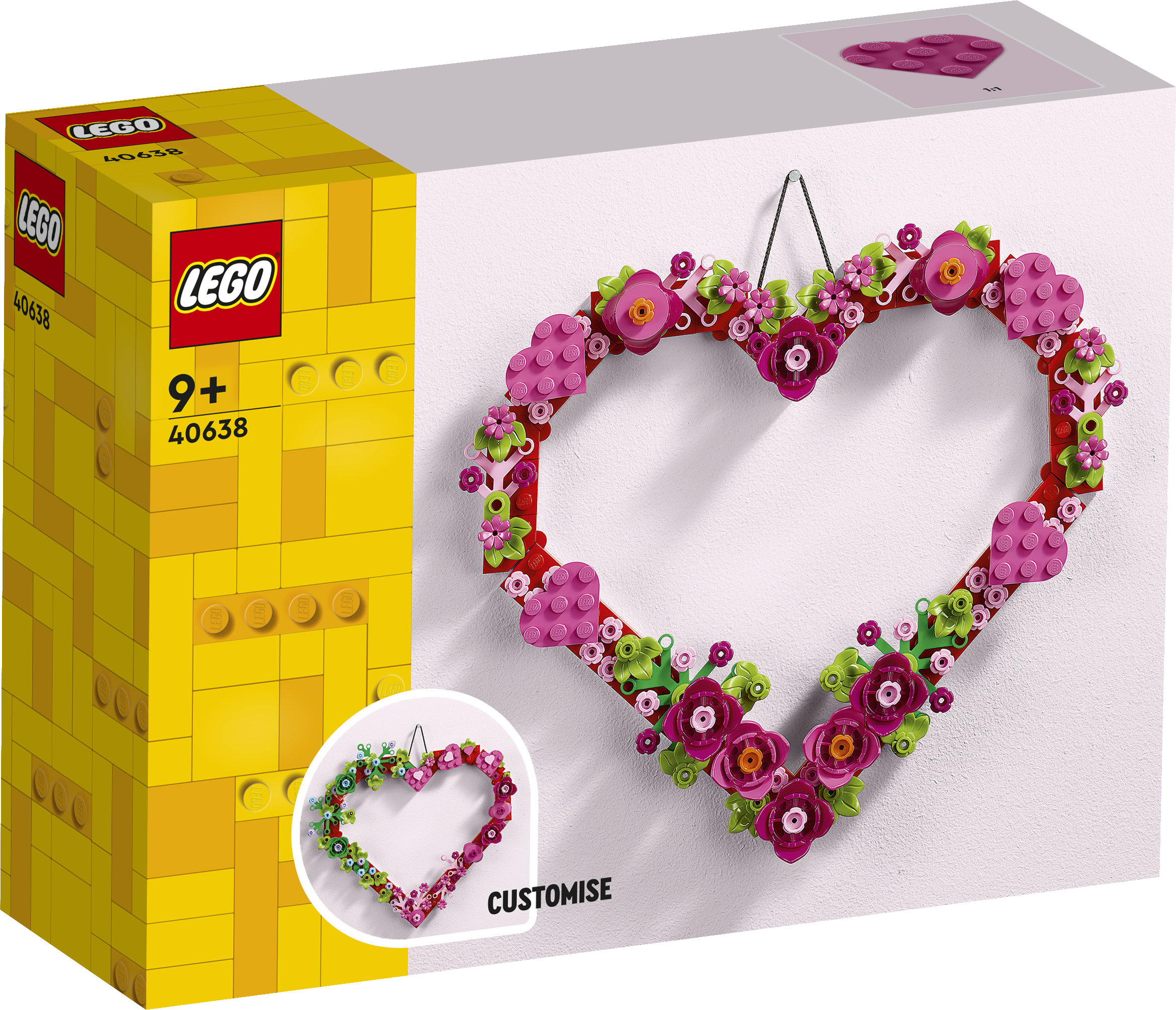 Hjärtdekoration LEGO® Iconic (40638)