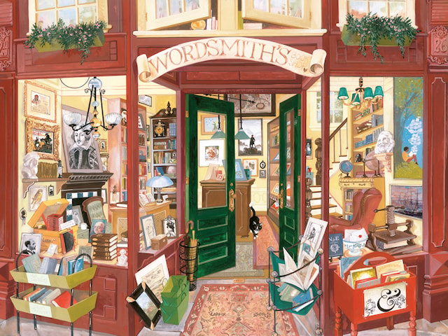 Tuotekuva 2 - Wordsmith's Bookshop Palapelit 1500 palaa, Ravensburger