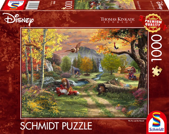 Disney, Fox And Hound Pussel 1000 Bitar, Schmidt