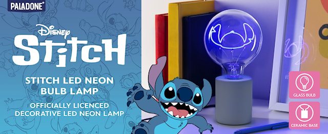 Tuotekuva 3 - Stitch LED Neon Hehkulamppu EU Paladone