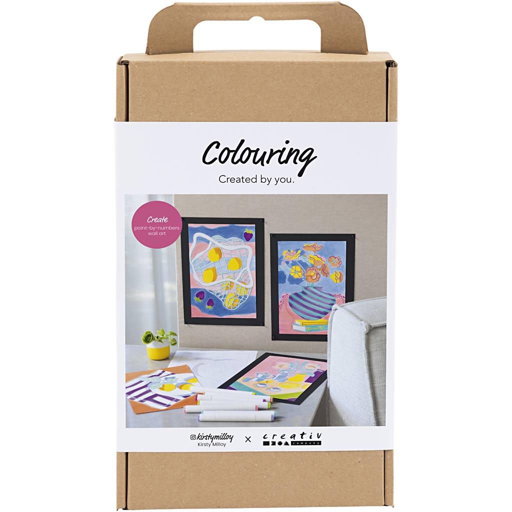 DIY Kit Färgläggning Måla efter siffror Tusch Creativ Company