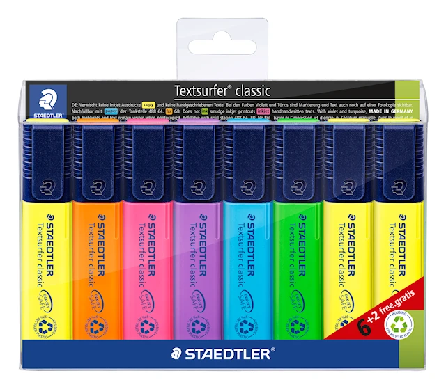 Överstrykningspenna Textsurfer (6+2) Limited Edition Staedtler
