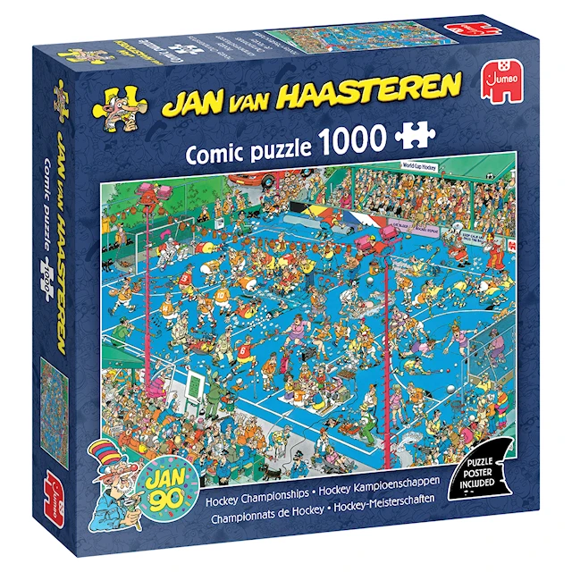 Jan van Haasteren - Jääkiekon mestaruuskilpailujen palapeli 1000 palaa