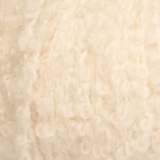 Alpaca Bouclé Uni Colour Lanka Alpakkasekoitus 50 g Off White 0100 Drops