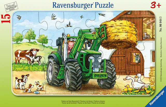 Tractor On The Farm Palapelit 15 palaa, Ravensburger