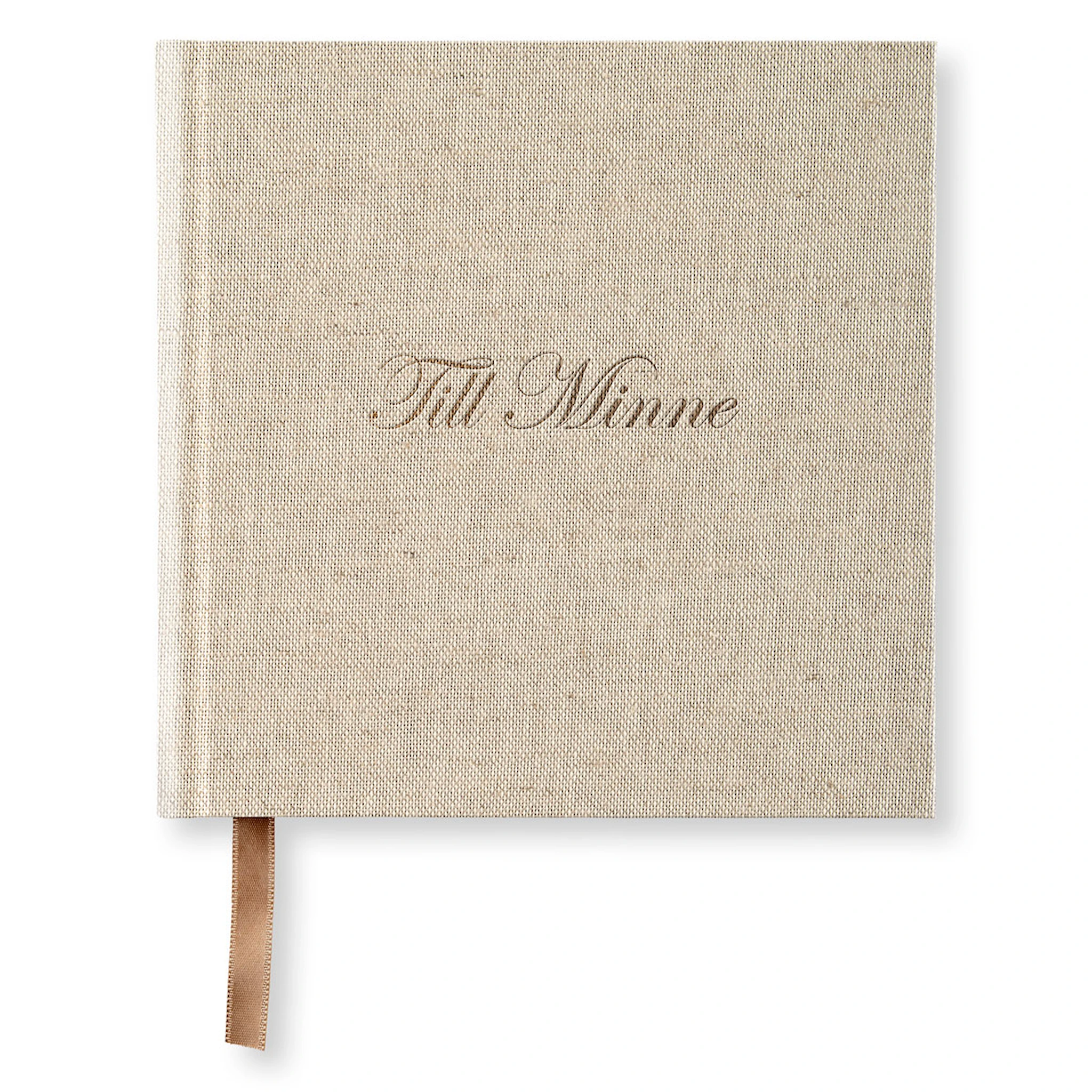 Produktbild för Till Minne 185 x 185 Rough Linen Paperstyle