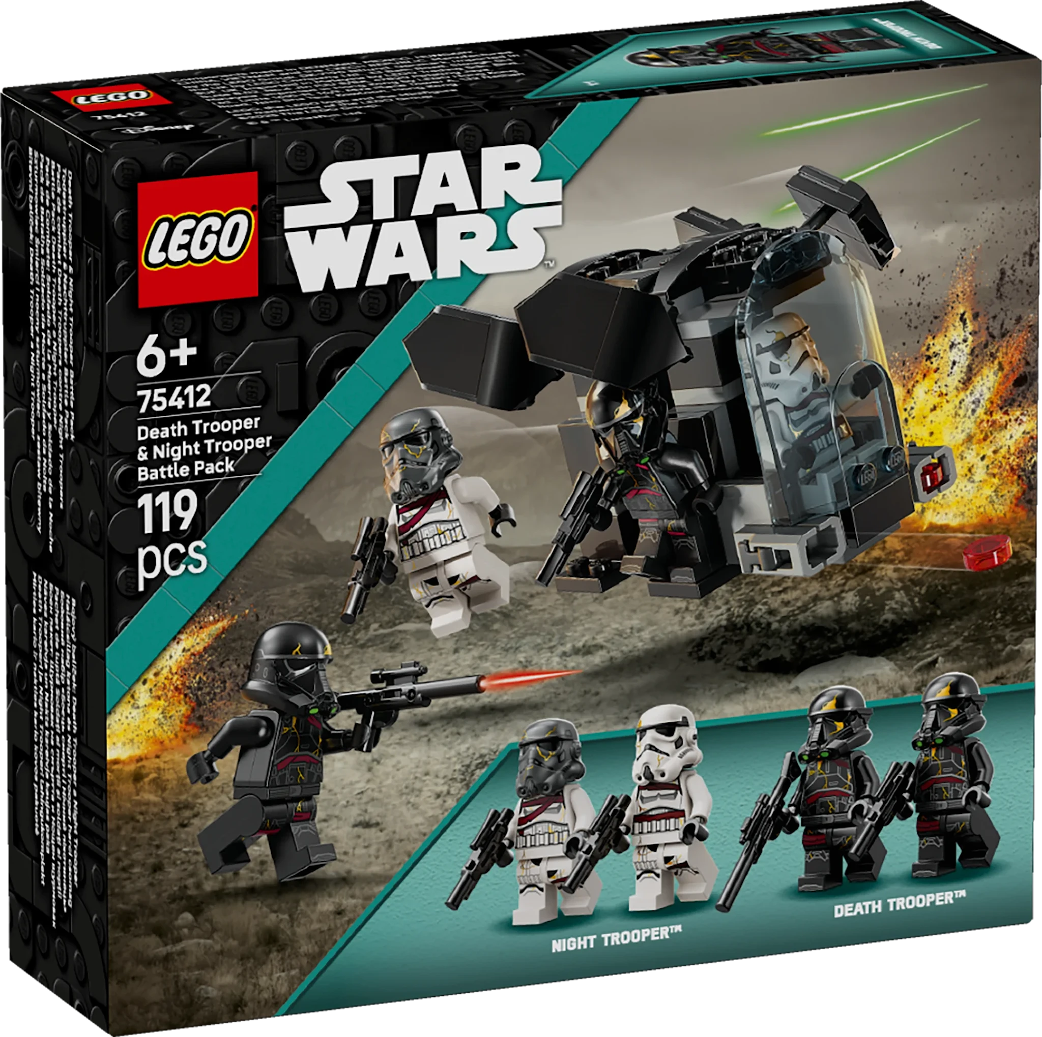 Produktbilde for Stridspakke med Death Trooper og Night Trooper LEGO® Star Wars™ (75412)