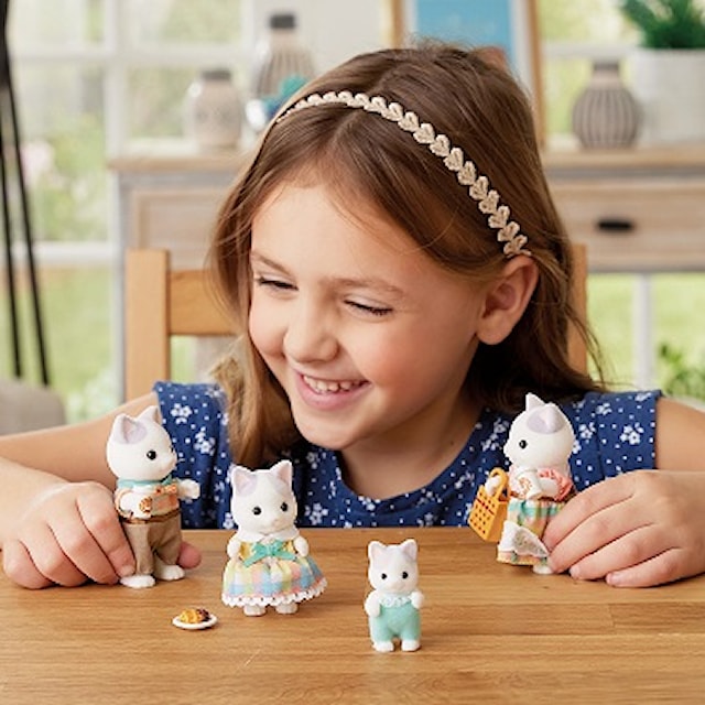 Produktbild 2 för Familjen Lattekatt Sylvanian Families