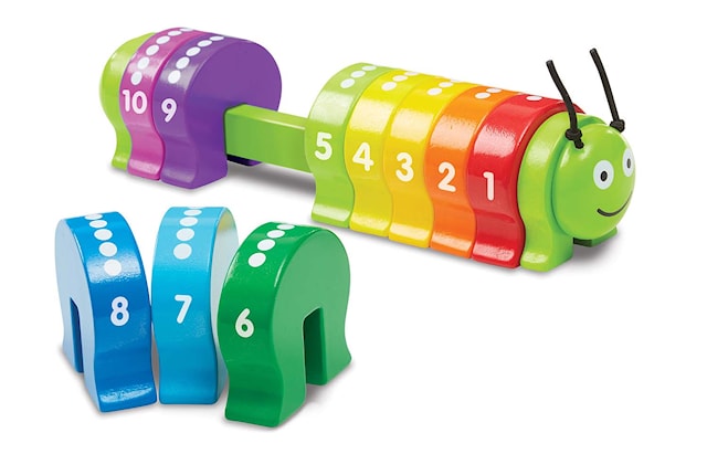 Produktbilde 2 for Fargerik larve – Lær å telle, Melissa & Doug