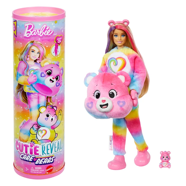Barbie Cutie Reveal -hulakarhu, pinkki