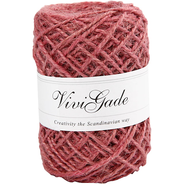 Produktbilde 2 for Naturhamp, tykkelse 1-2 mm, 30 m, rosa