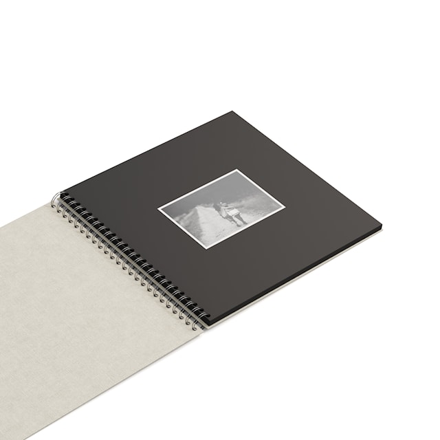 Produktbilde 3 for Fotoalbum Linen med svarte ark 35x31,5cm Bigso Box of Sweden