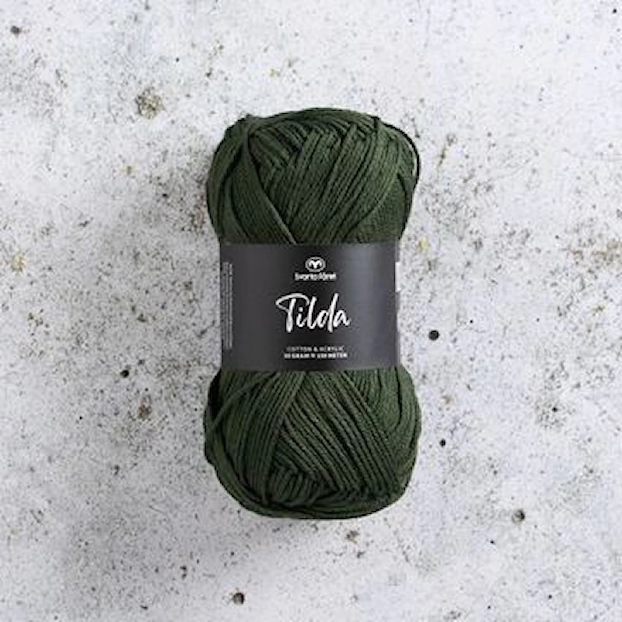 Tuotekuva ille Tilda Lanka Puuvillasekoite 50g Svarta Fåret
