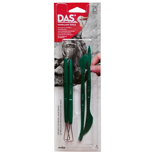 DAS Modelleringsverktyg Pro 4 st set Fila