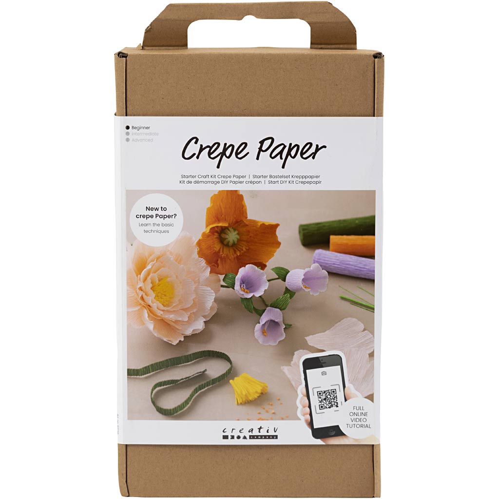 Start DIY Kit - Kräppapper Blommor Creativ Company