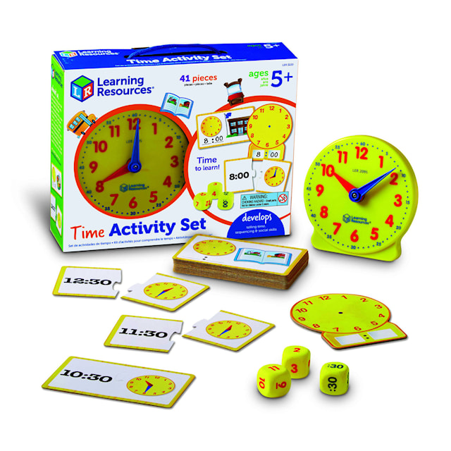 Produktbild 5 för Lär dig tiden - Aktivitetsset med klocka Learning Resources