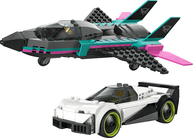 Tuotekuva 2 - Superturbiinilentokone vastaan auto LEGO City Great Vehicles (60489)