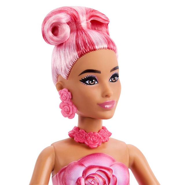 Produktbild 2 för Flower Surprise Docka Röd Barbie