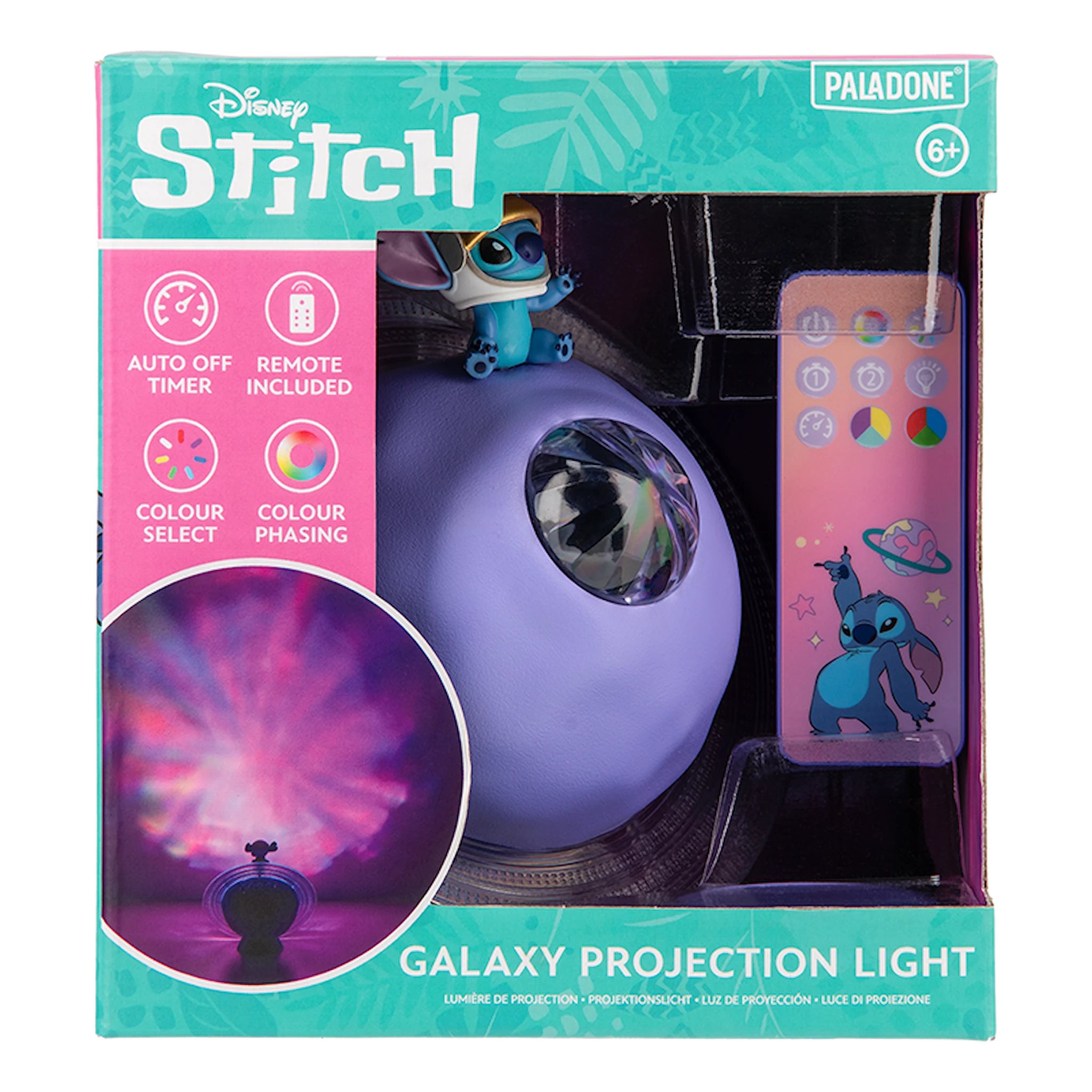 Produktbilde for Stitch Galakseprojeksjonslampe Oppladbar Paladone