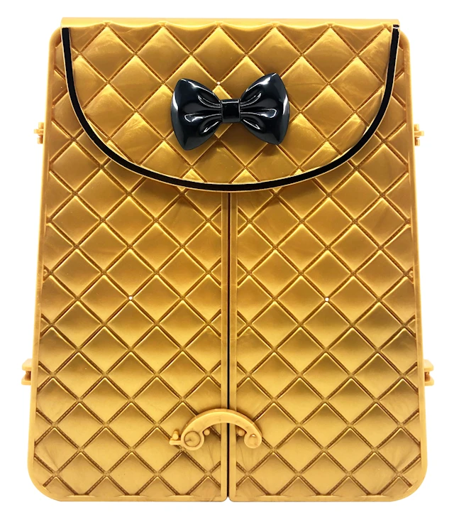 Shimmer N Sparkle Cosmetic Backpack Gold