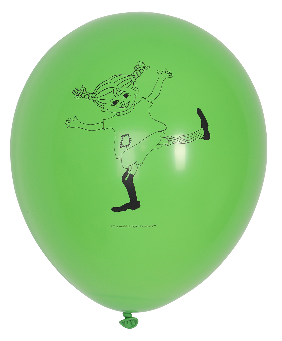 Latexballonger 8-pack Pippi
