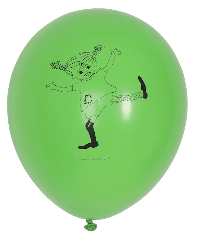 Produktbild 1 för Latexballonger 8-pack Pippi