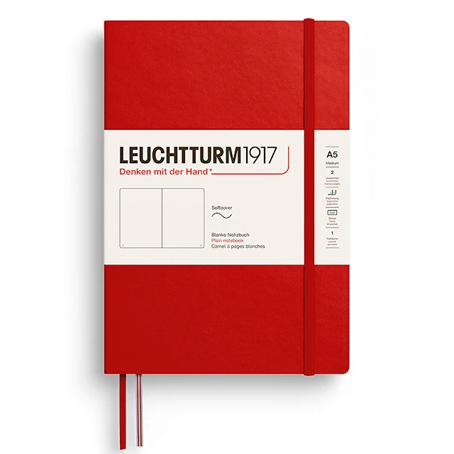 Anteckningsbok A5 Soft Olinjerad Cherry Leuchtturm1917