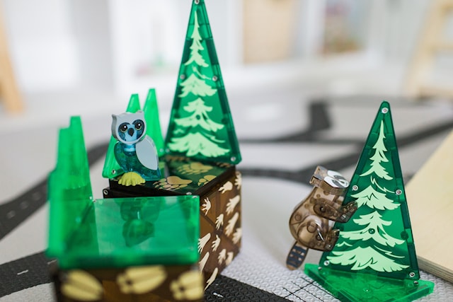 Produktbild 5 för Magna-Tiles Forest Animals, 25 bitar
