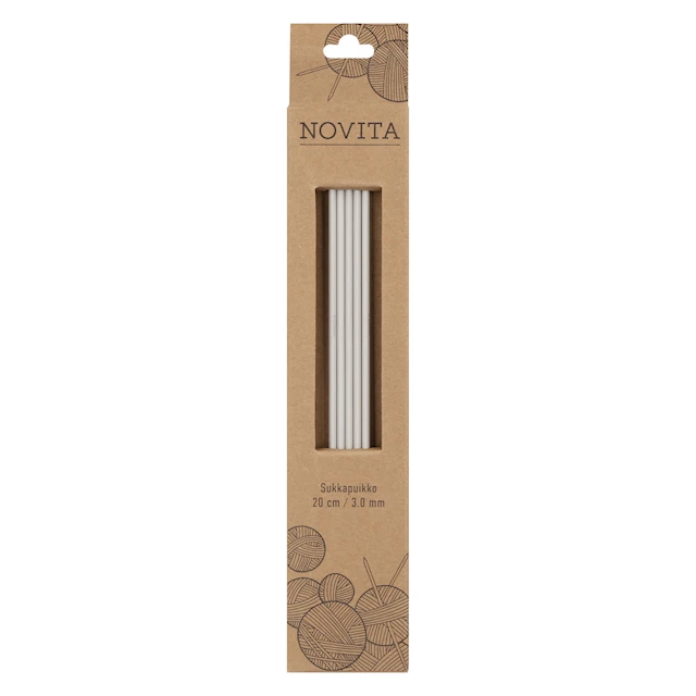 Strumpstickor Aluminium 20 cm 3.0 Novita