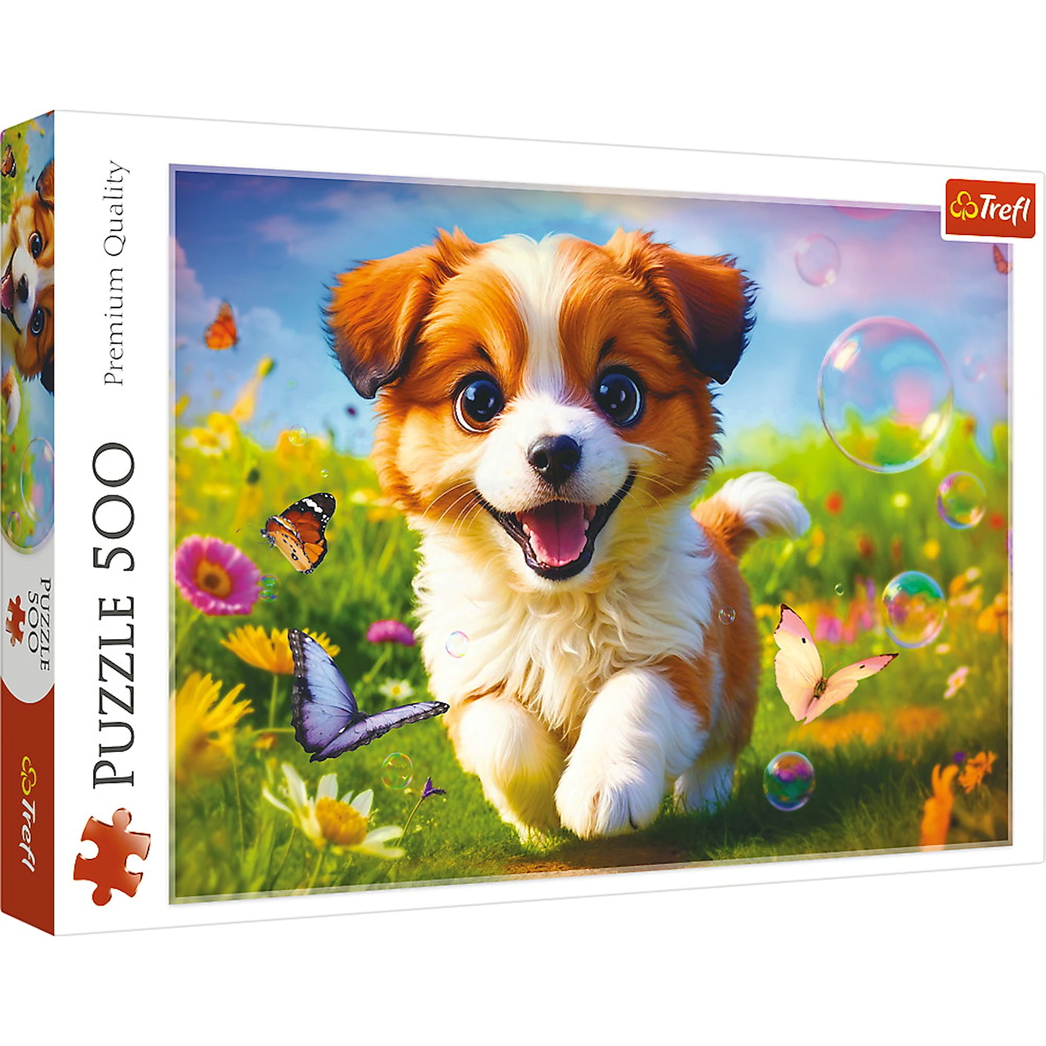 Produktbild för Happy Puppy Pussel 500 Bitar Trefl
