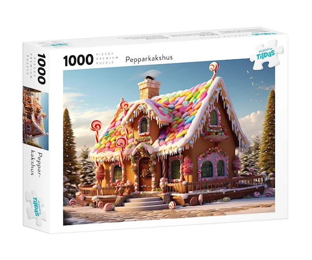 Palapelit Piparkakkutalo 1000 palaa, Tildas