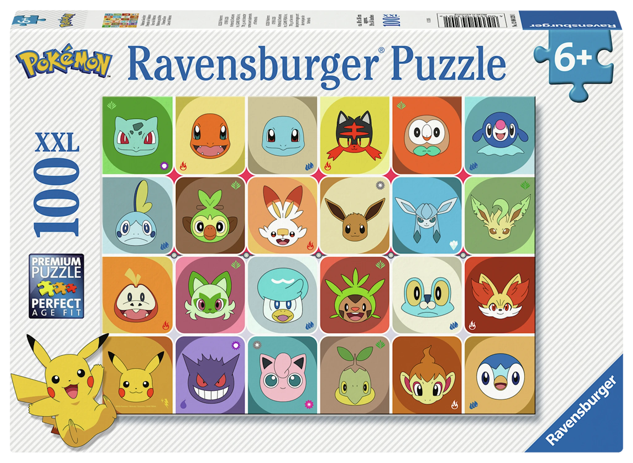 Tuotekuva ille Pokémon Multicharacter Palapeli 100 palaa Ravensburger