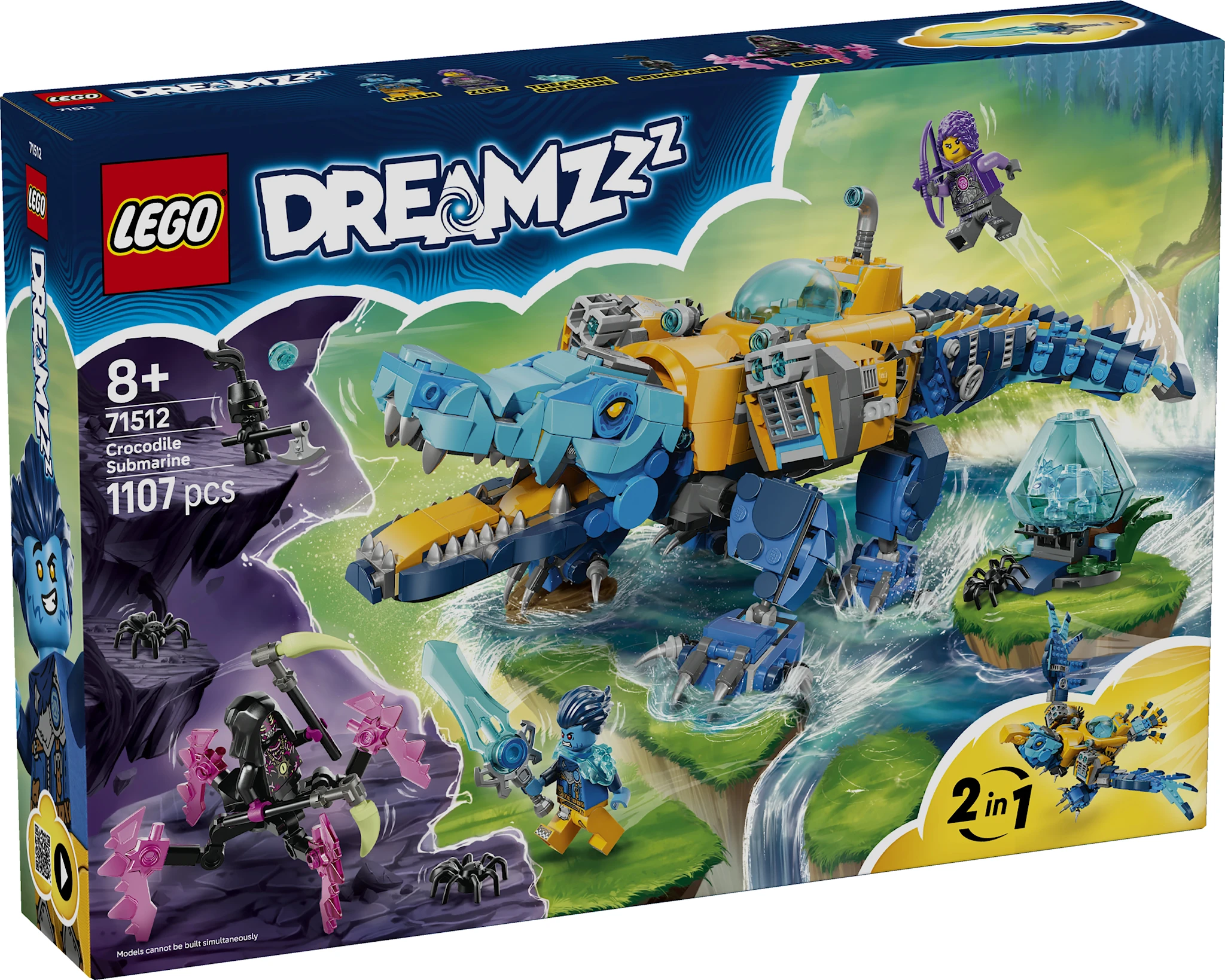 Tuotekuva ille Krokotiilisukellusvene LEGO® DREAMZzz (71512)