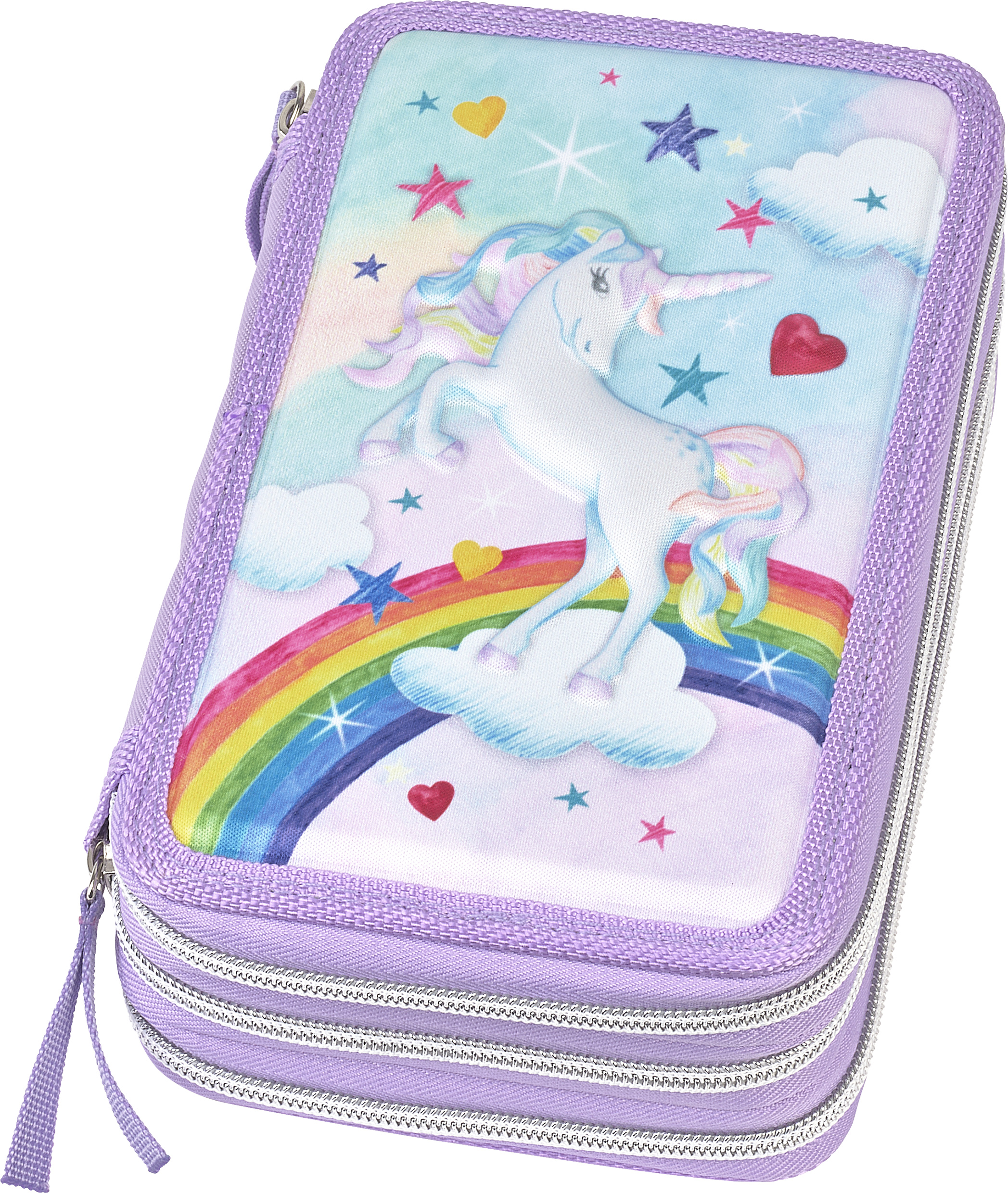 Pennfodral trippel Unicorn Faber Castell