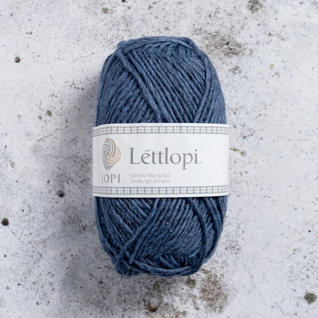 Léttlopi Garn Ull 50 g Gråblå (9418) Istex