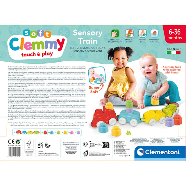Produktbilde 4 for Soft Clemmy Sensory Train Clementoni