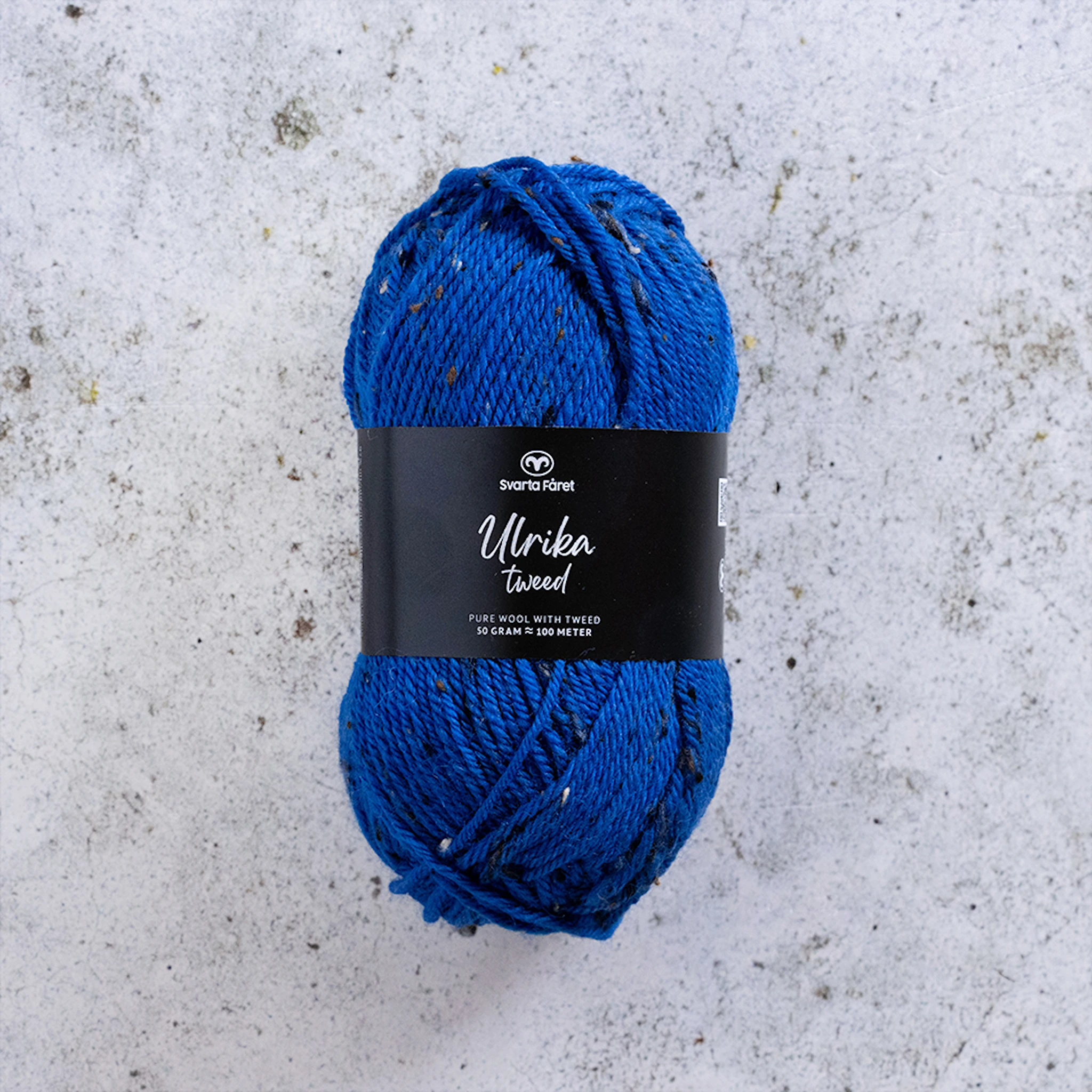 Produktbild för Ulrika Tweed Ullmix 50 g Svarta Fåret