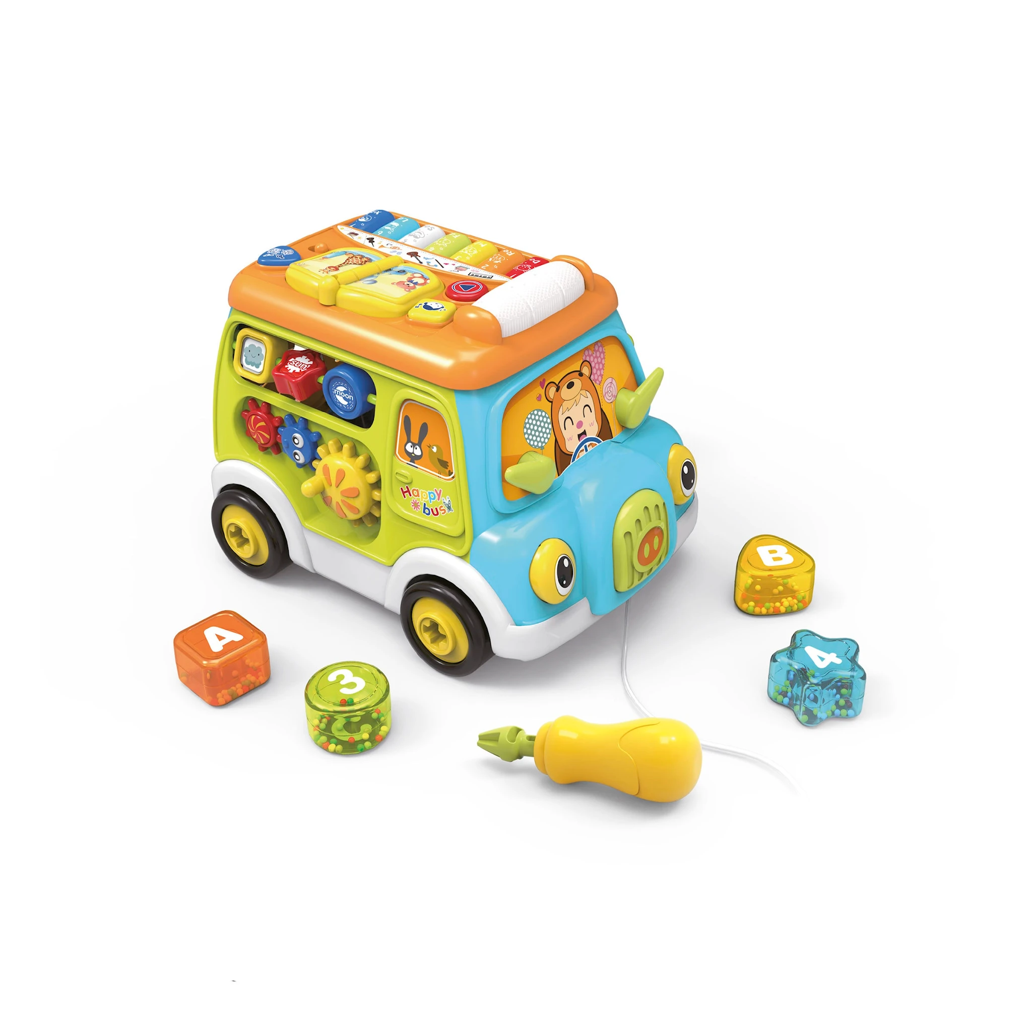 Produktbild för Aktivitetsbuss Scandinavian Baby Products
